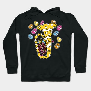 Easter Tuba Tubaist Brass Musician Hoodie